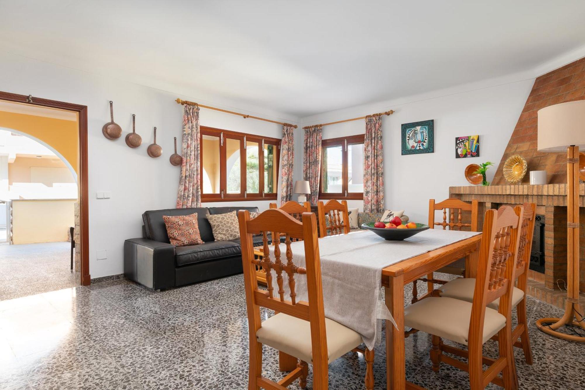 Tradicional Villa Calamar 7 Puerto Colom Exteriör bild